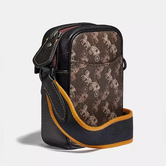 Coach Dyan 10 Horse And Carriage Crossbody Mens Bag Signature NWOT - Picture 3 of 15